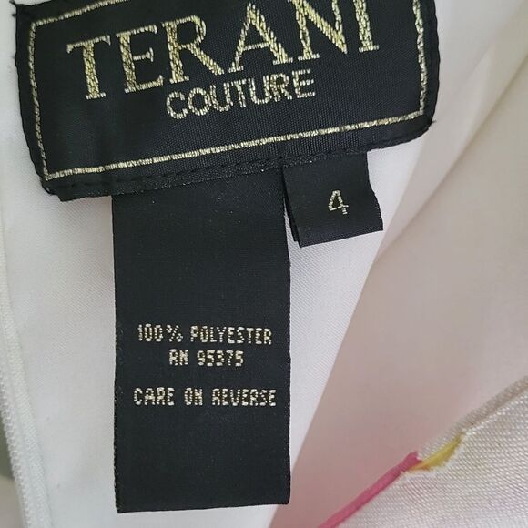 Terani Couture halter dress Size 4 - Picture 5 of 11